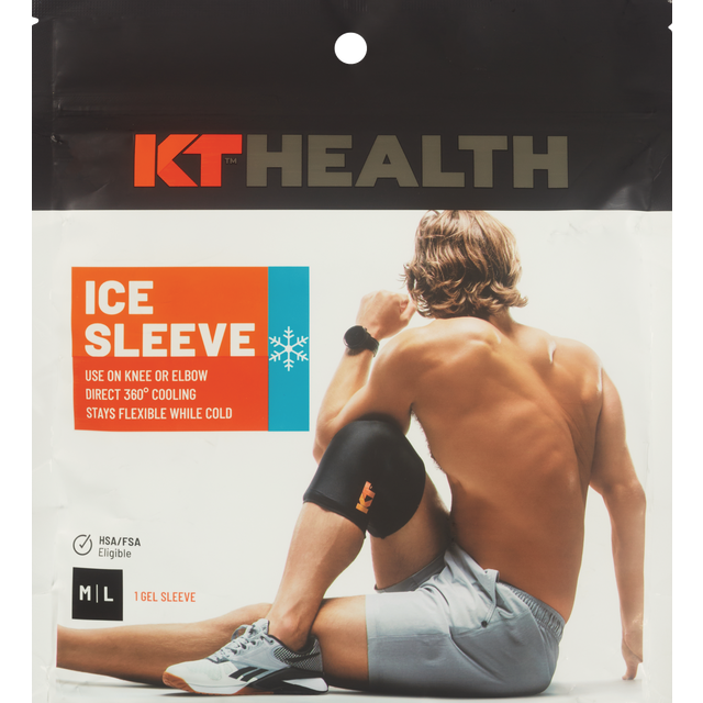 slide 1 of 1, Kt Health Ice Sleeve, M/L, MED/LG