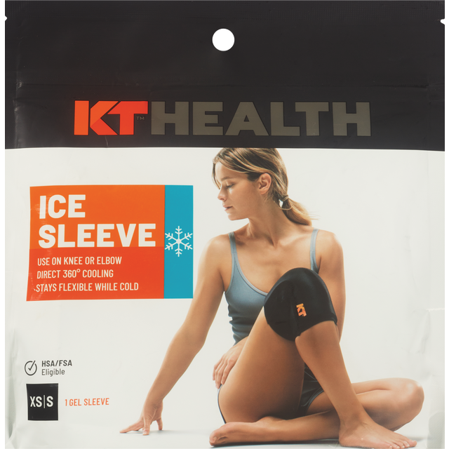 slide 1 of 1, Kt Health Ice Sleeve, Xs/S, 1 ct