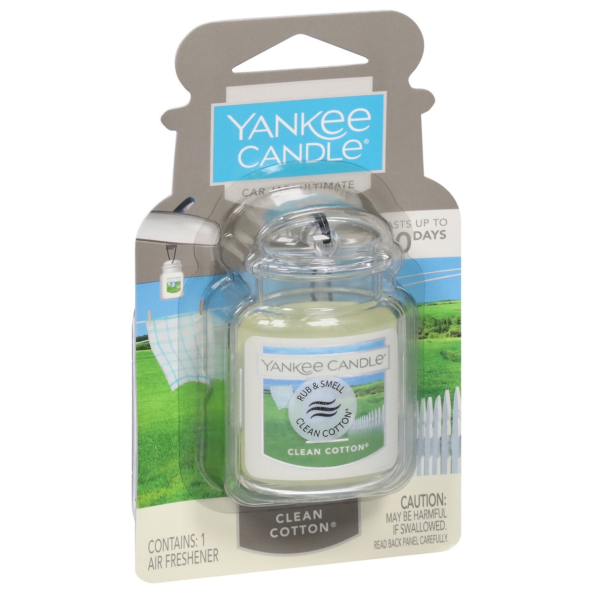 slide 2 of 9, Yankee Candle Car Jar Ultimate Clean Cotton, 1 ct