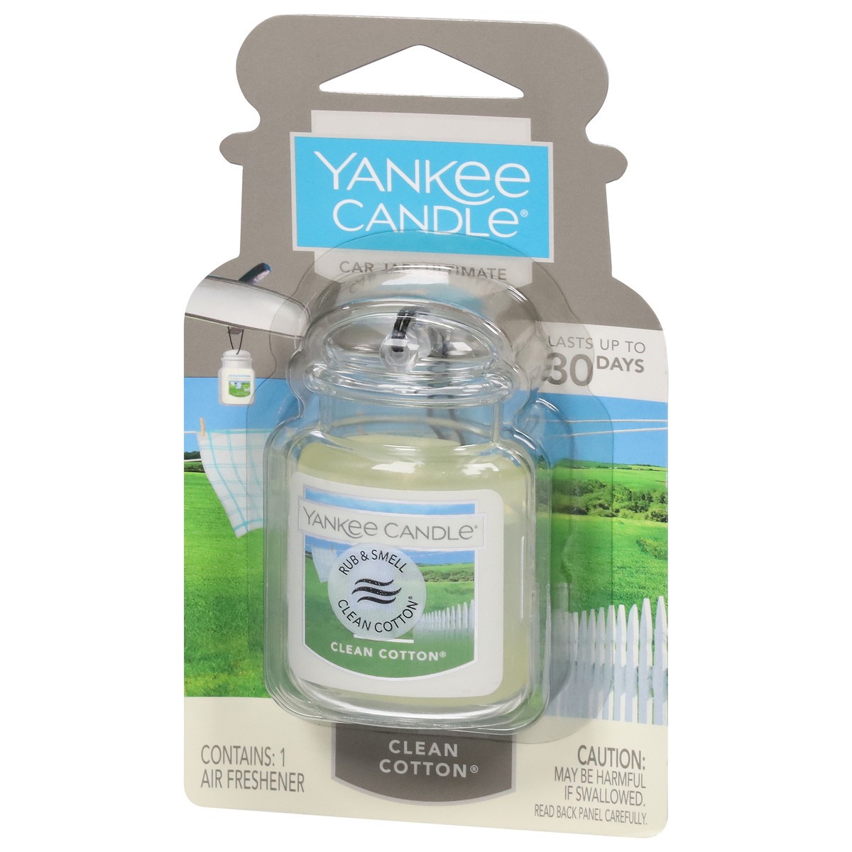 slide 3 of 9, Yankee Candle Car Jar Ultimate Clean Cotton, 1 ct