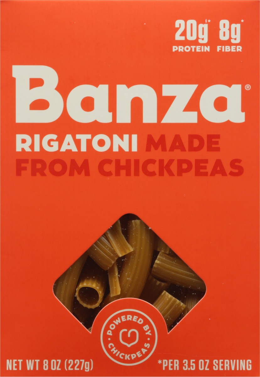 slide 6 of 9, Banza Rigatoni 1 8 oz, 8 oz