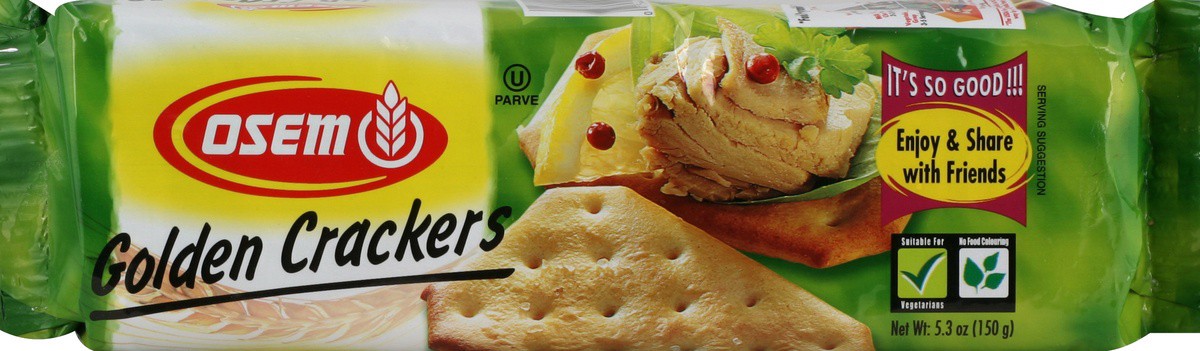slide 5 of 5, Osem Golden Crackers, 5.3 oz