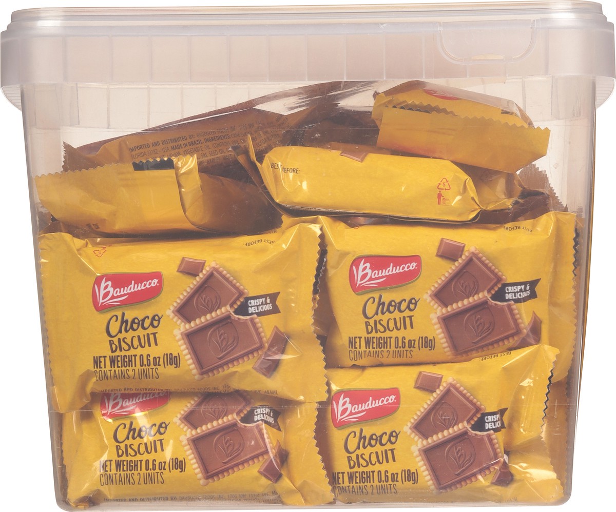 slide 7 of 9, Bauducco Choco Biscuit Tub 40 Pk, 40 ct