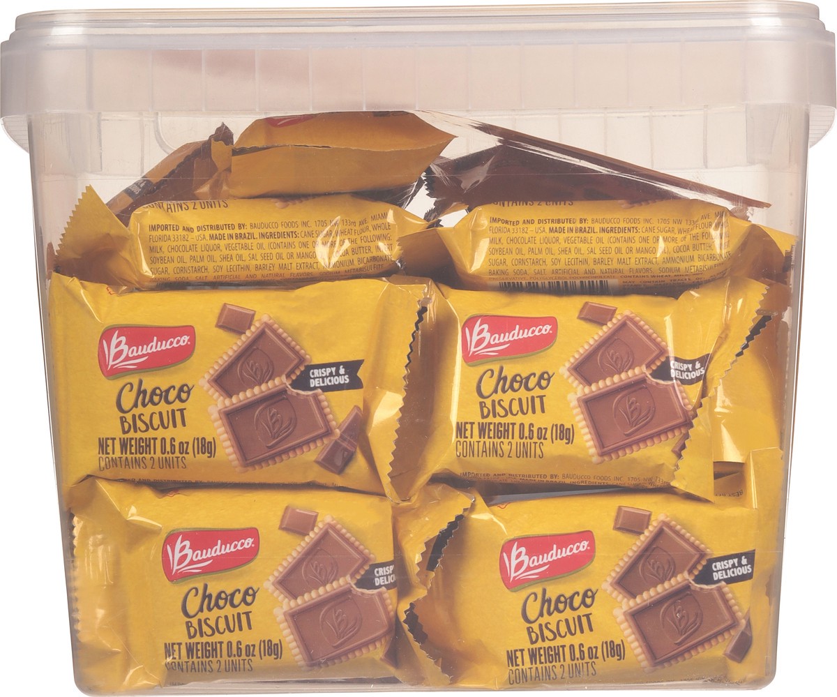 slide 8 of 9, Bauducco Choco Biscuit Tub 40 Pk, 40 ct