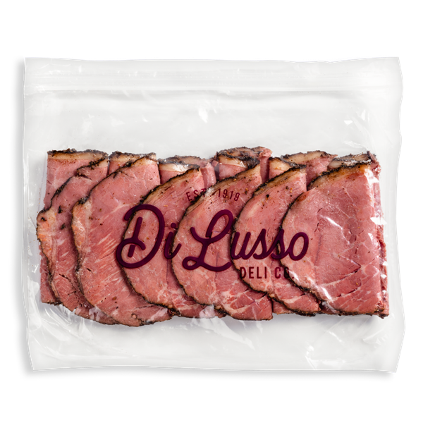 slide 1 of 1, Hy-Vee Pastrami Grab And Go, per lb