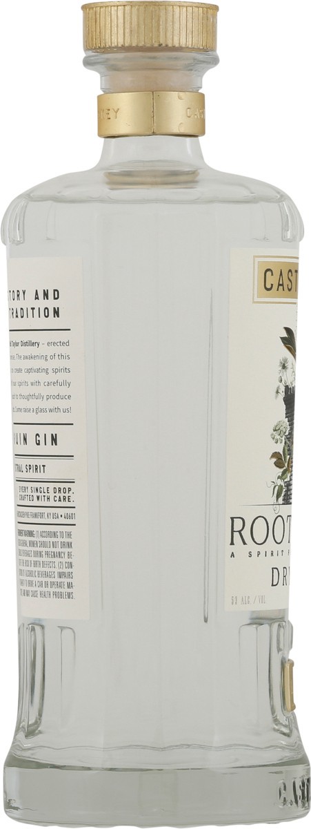 slide 7 of 9, Castle & Key Gin, Dry, Roots Of Ruin, 750 ml