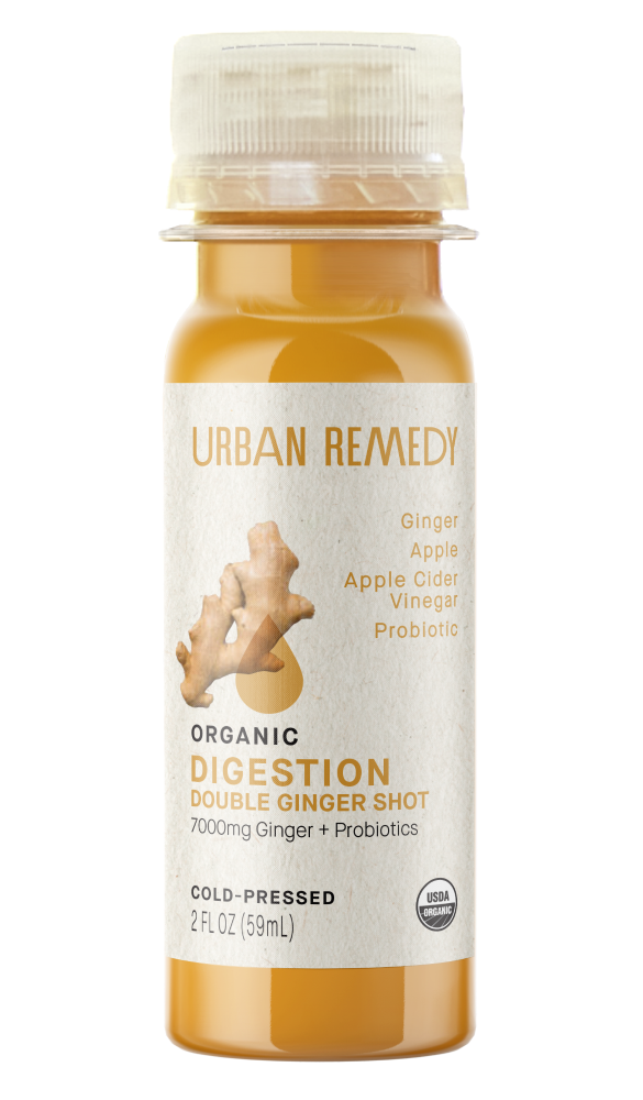 slide 1 of 1, Urban Remedy Organic Digestion Double Ginger Shot, 2 oz