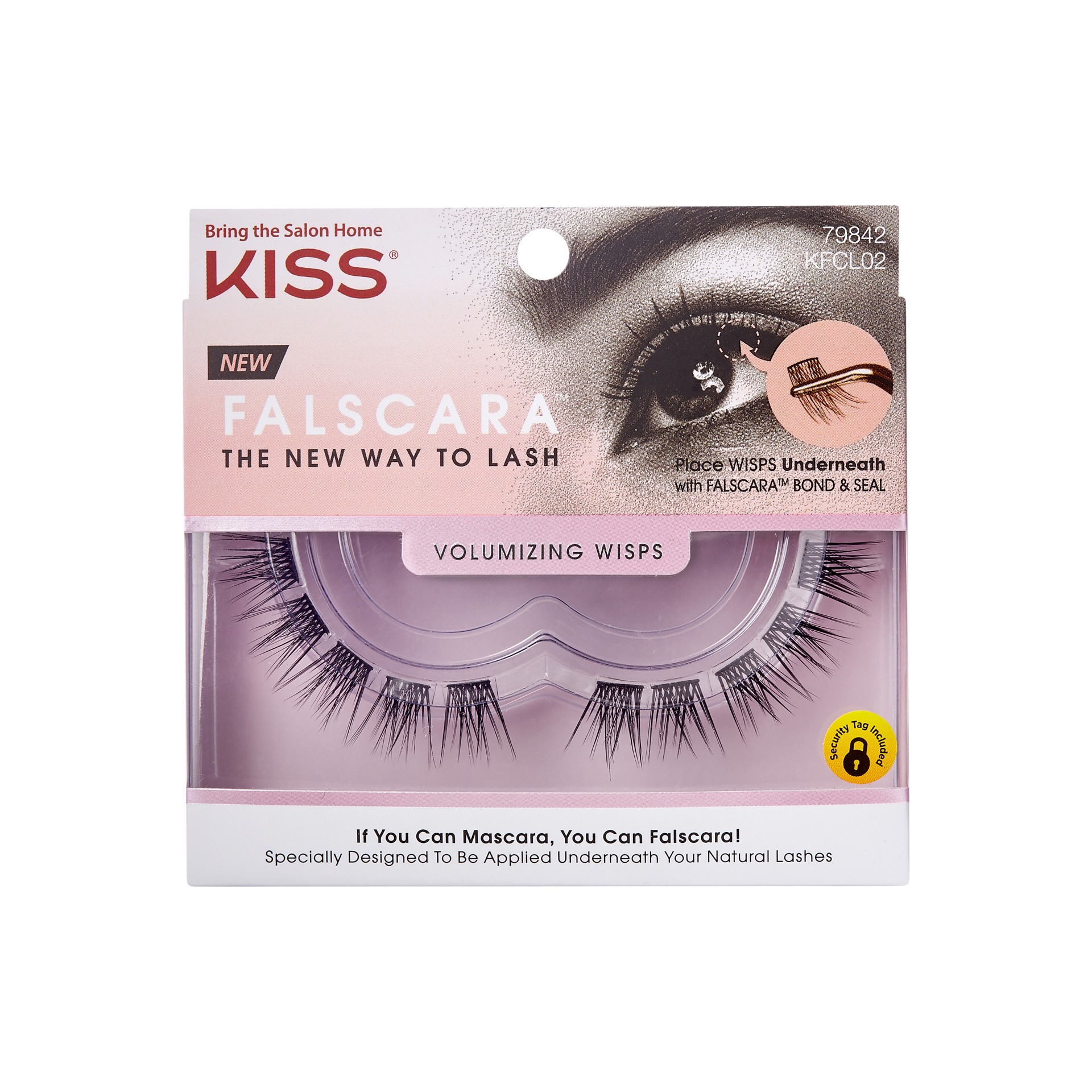 slide 1 of 5, KISS Falscara Eyelash - Wisps 02, 1 ct