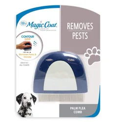 FOUR PAWS Magic Coat Professional Series Palm Flea Comb for Dogs