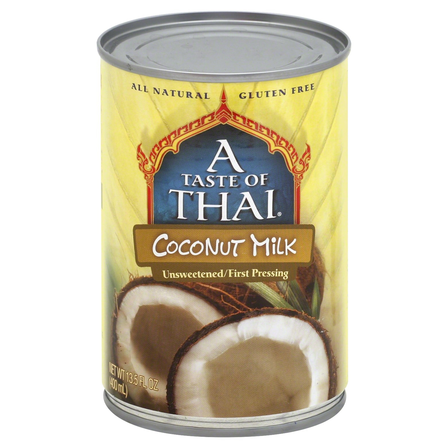 slide 1 of 9, A Taste of Thai Coconut Milk Unsweetened, 13.5 oz