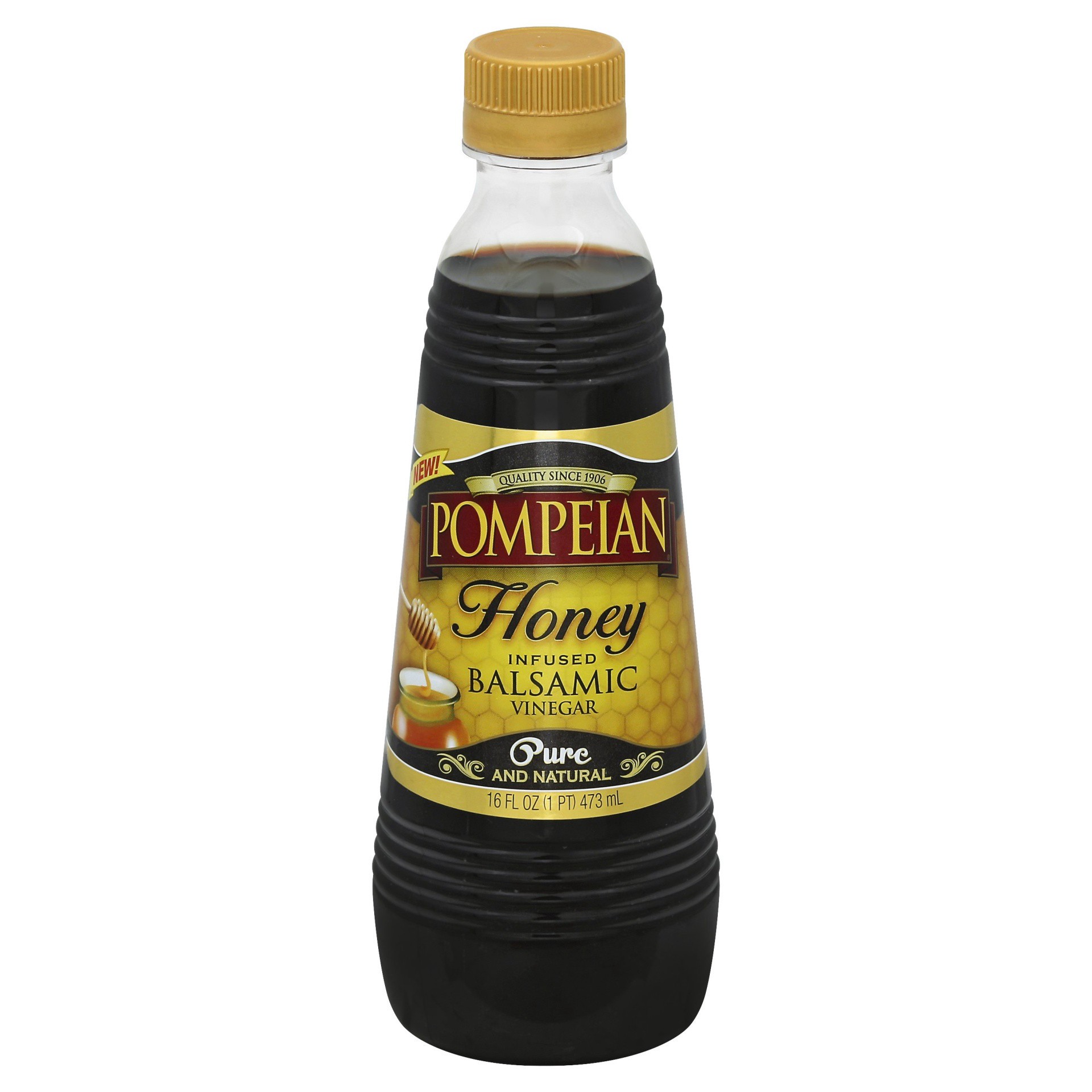 slide 1 of 6, Pompeian Honey Infused Balsamic Vinegar, 16 fl oz