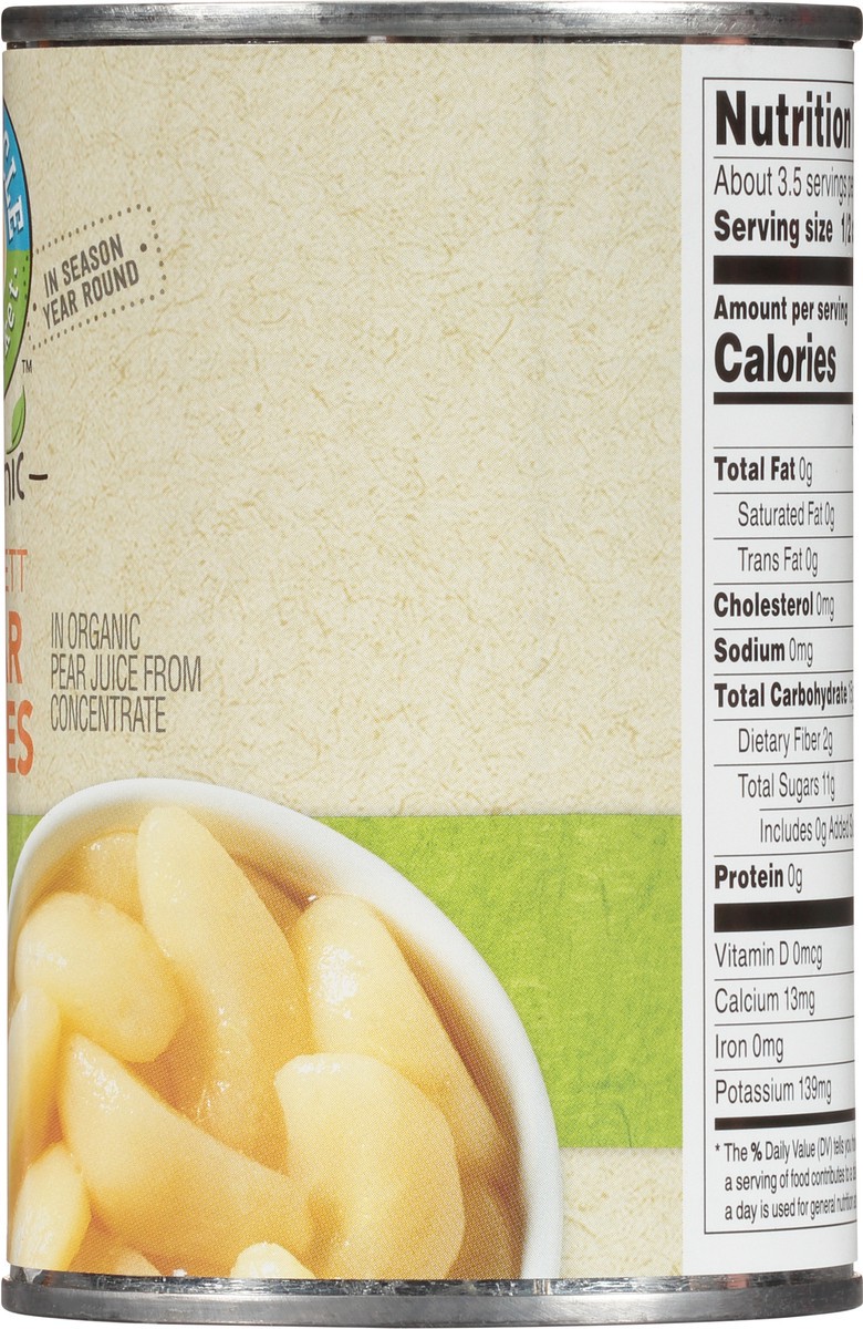 slide 6 of 9, Full Circle Market Organic Bartlett Pear Slices - 15 oz, 15 oz