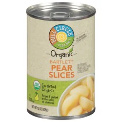 Full Circle Market Organic Bartlett Pear Slices - 15 oz
