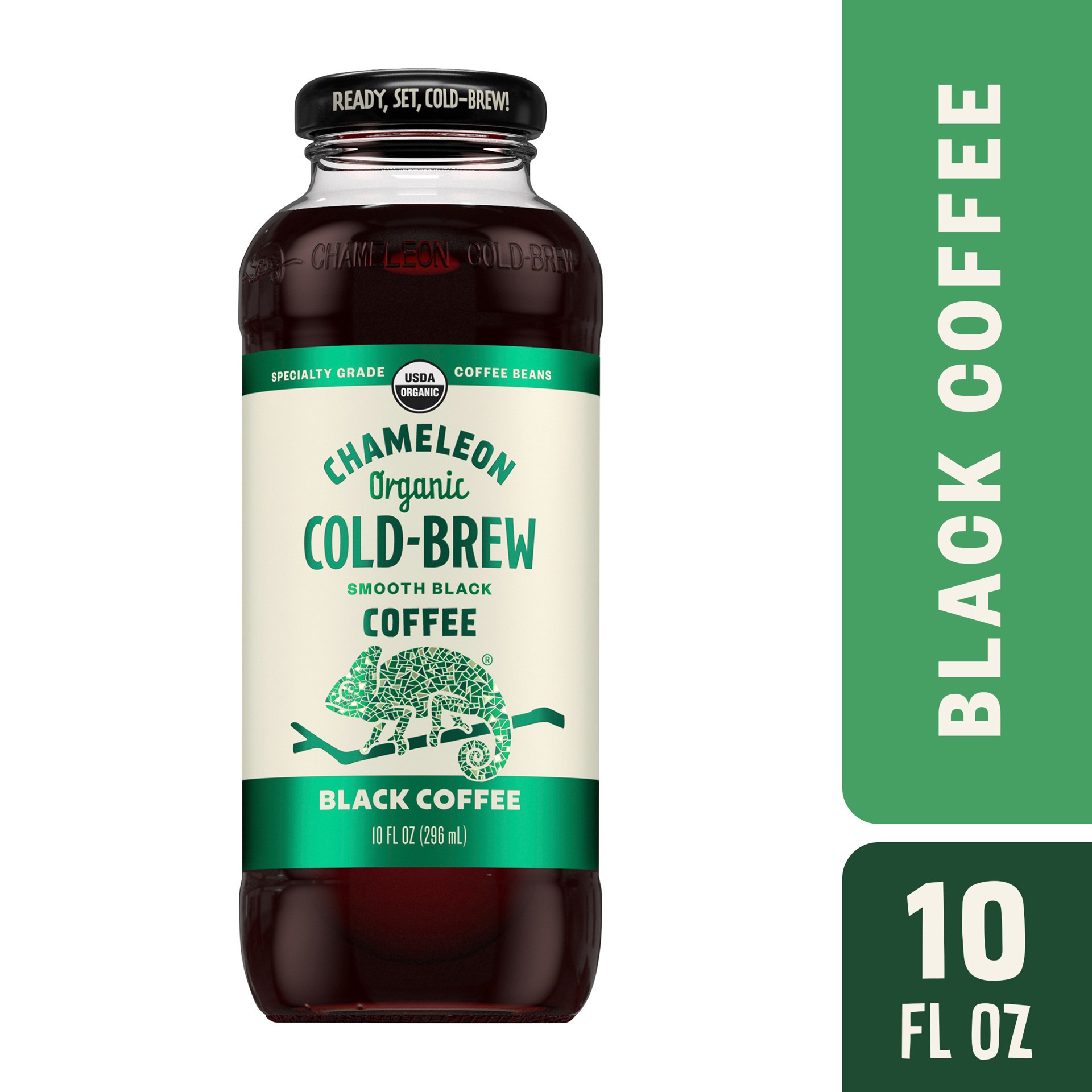 slide 1 of 1, Chameleon Cold-Brew Organic Cold Brew Black Coffee, 10 oz