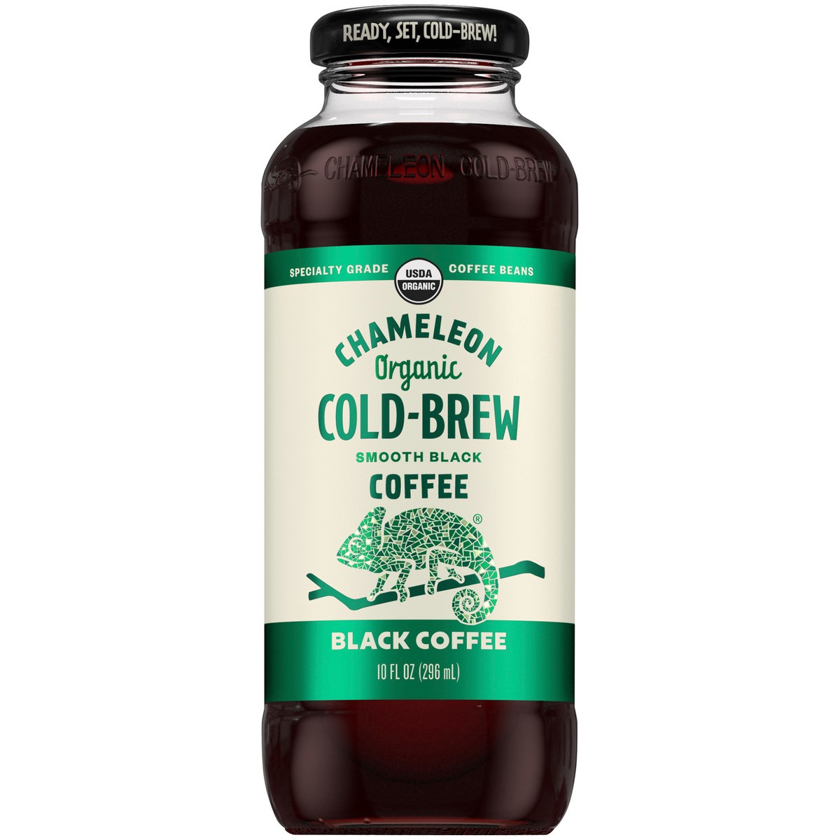slide 1 of 1, CHAMELEON COLD-BREW Organic Smooth Black Coffee 10 fl. oz. Bottle, 10 fl oz
