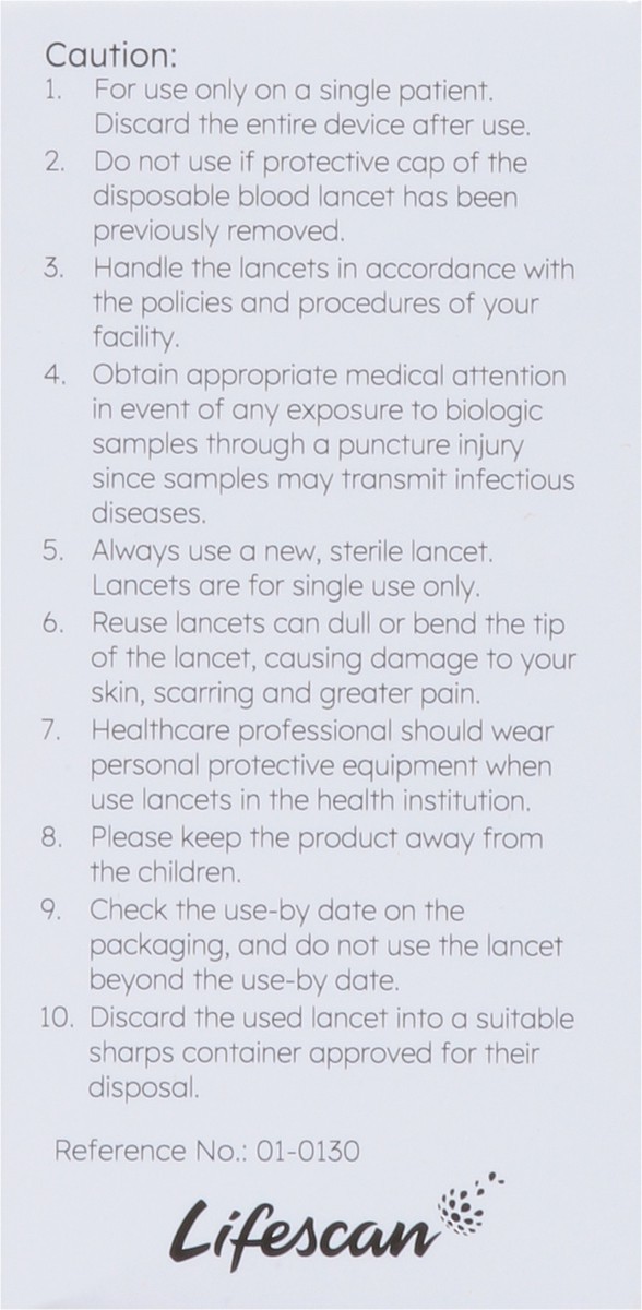 slide 9 of 9, OneTouch OTUltraSoft2 Lancet 100 US, 100 ct