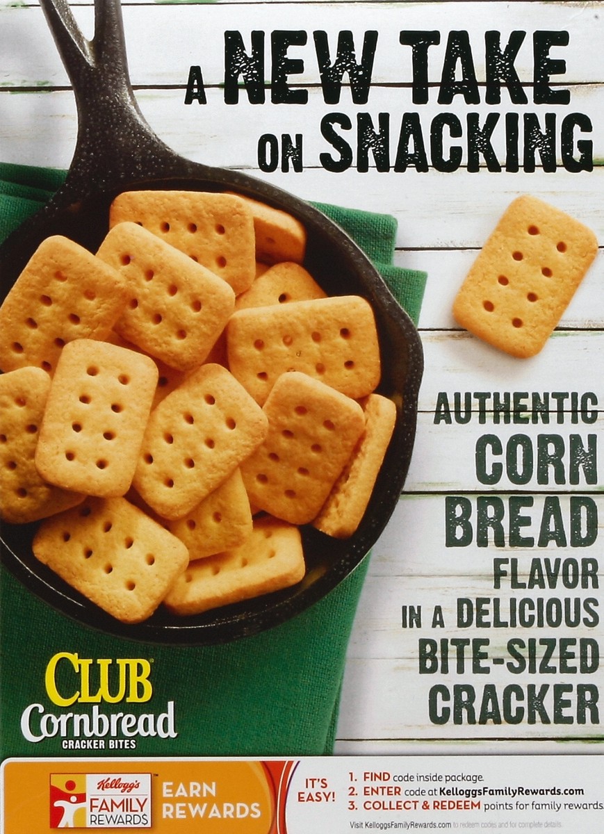 slide 6 of 6, Club Cracker Bites, Cornbread, Homestyle, 10.5 oz