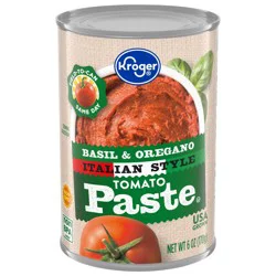 Kroger Italian Style Basil & Oregano Tomato Paste - 6 oz
