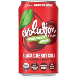 Evolution Fresh® Real Fruit Black Cherry Cola Soda Can