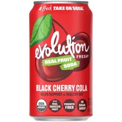 Evolution Fresh® Real Fruit Black Cherry Cola Soda Can
