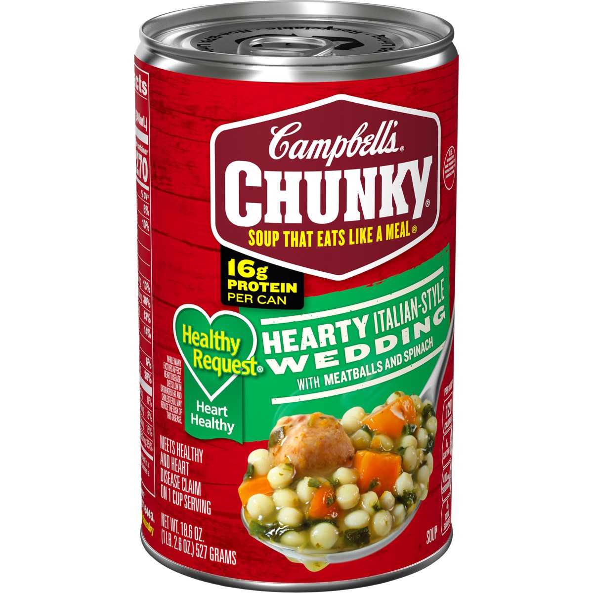 slide 9 of 11, Campbell's Chunky Healthy Request Hearty Italian-Style Wedding Soup, 18.6 oz