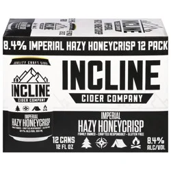 Incline Cider Company Hazy Imperial Honeycrisp Beer - 12 x 12 fl oz Cans