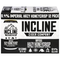 Incline Cider Company Hazy Imperial Honeycrisp Beer - 12 x 12 fl oz Cans