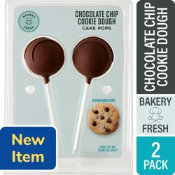 Bakery Fresh Chocolate Chip Cookie Dough Cake Pops, 2 ct / 2.4 oz