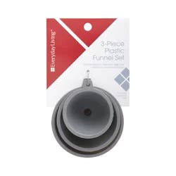 Everyday Living Plastic Funnel Set