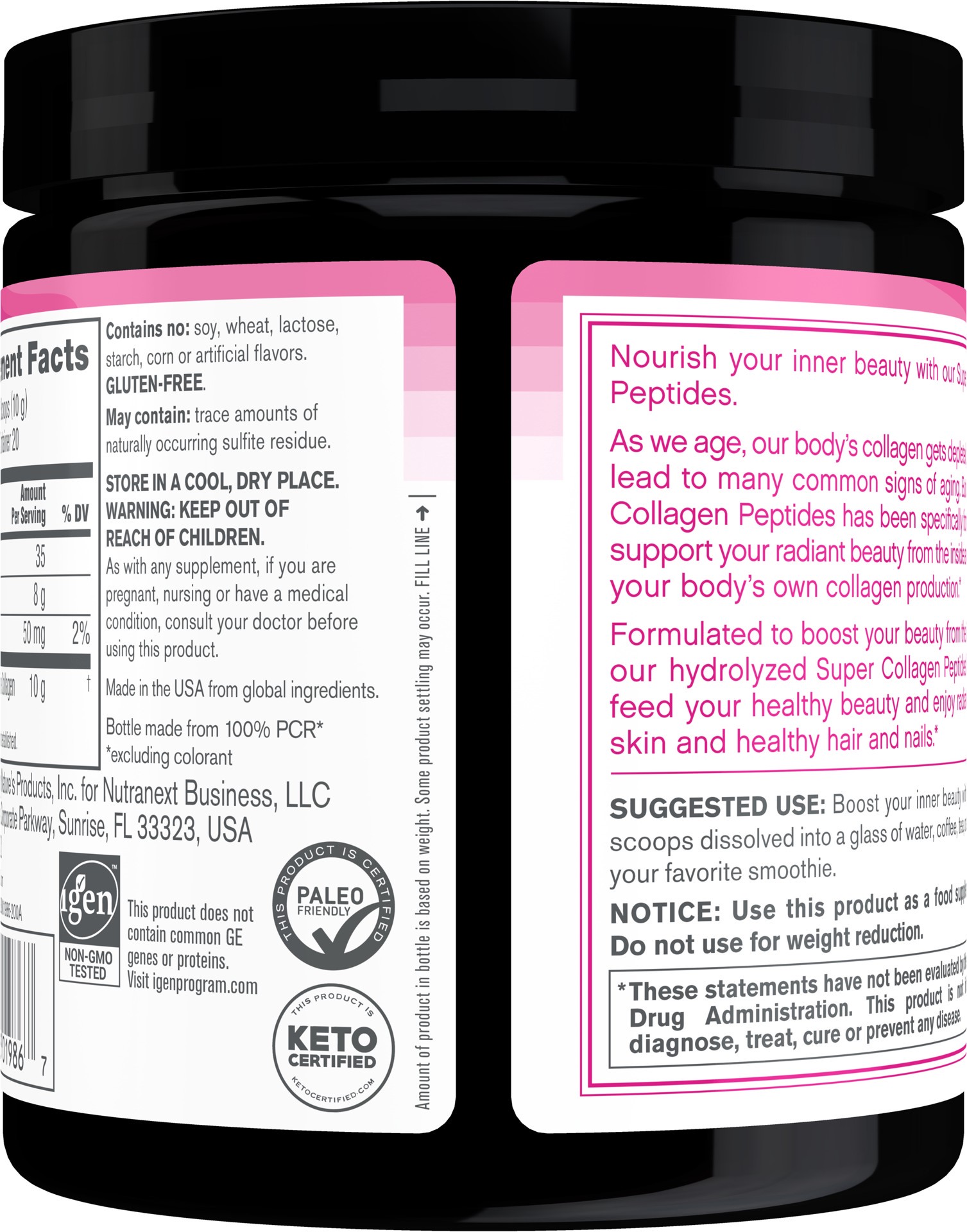 slide 2 of 5, NeoCell Powder Type 1 & 3 Super Unflavored Collagen 7 oz, 7 oz