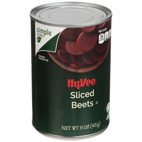 slide 1 of 1, Hy-vee Sliced Beets - 15 oz, 15 oz