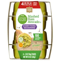 Simple Truth Everything Bagel Seasoning Mashed Avocado