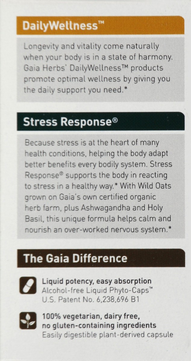 slide 2 of 4, Gaia Stress Response 30 ea, 30 ct