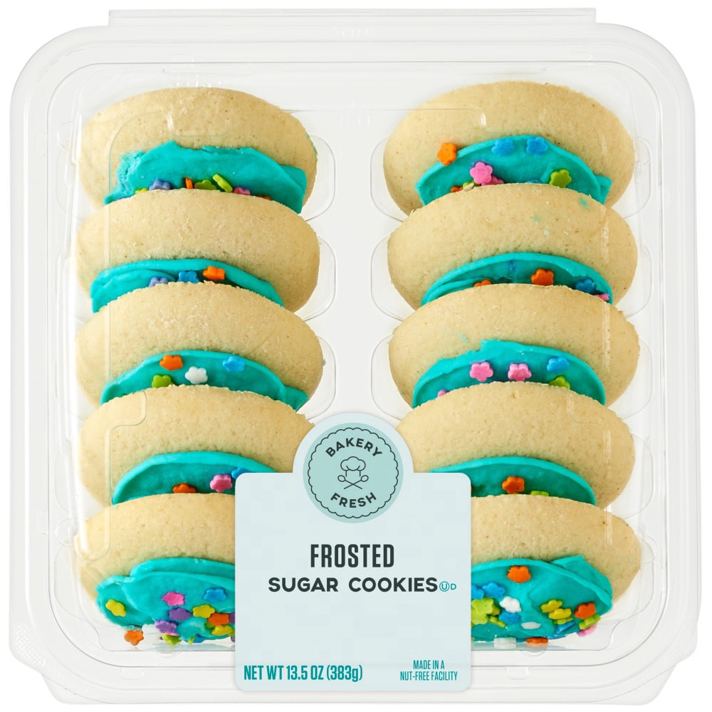 slide 2 of 2, Bakery Fresh Spring Frosted Cookies, 10 ct; 13.5 oz