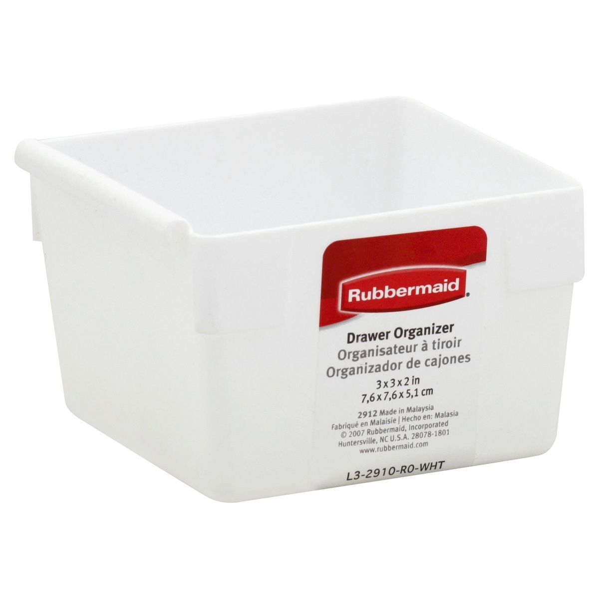 slide 1 of 1, Rubbermaid White Drawer Organizers, 1 ct