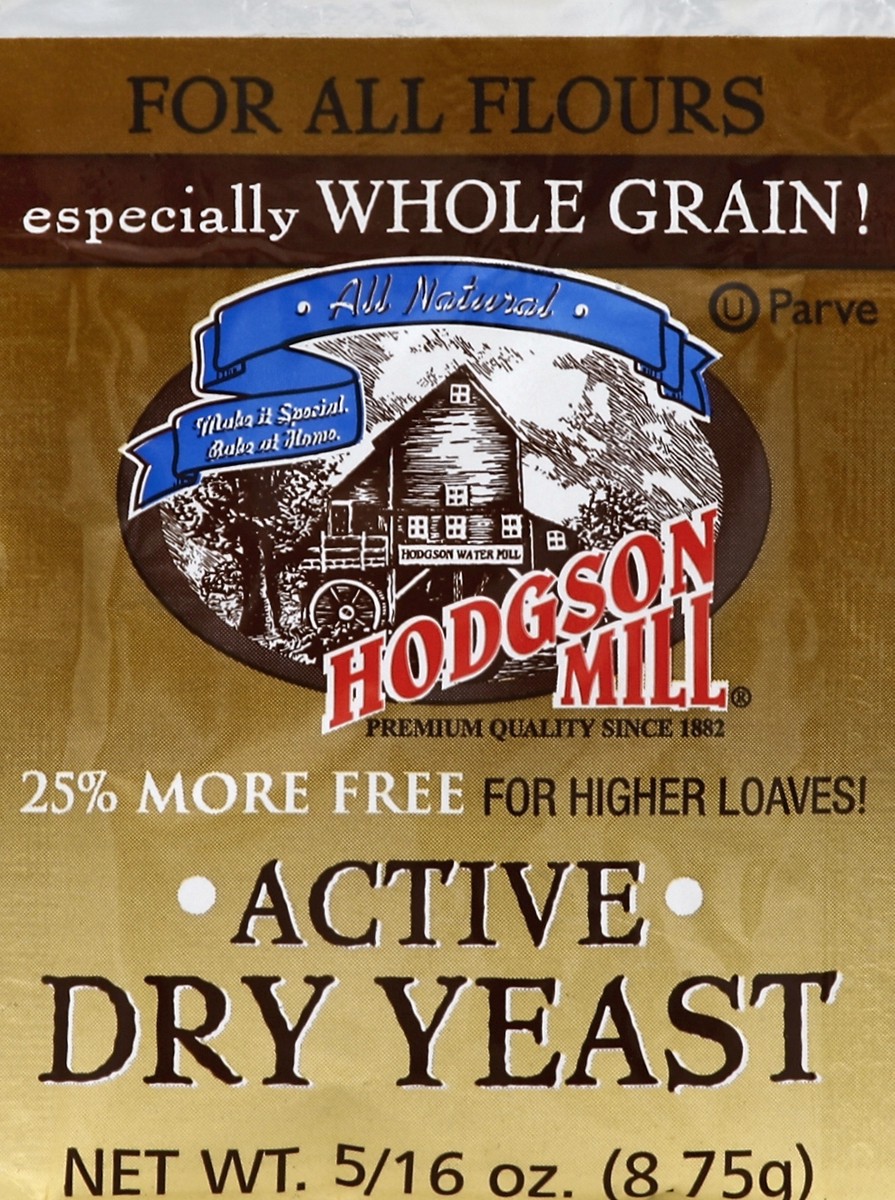 slide 2 of 3, Hodgson Mill Yeast Active Dry Gluten Free, 8.75 gm