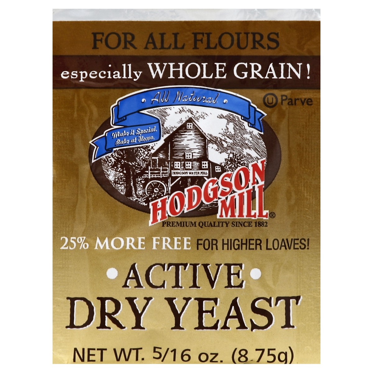 slide 3 of 3, Hodgson Mill Yeast Active Dry Gluten Free, 8.75 gm