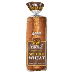 Country Kitchen Premium Split Top Wheat Bread, Sliced Wheat Bread, 20 oz Loaf﻿