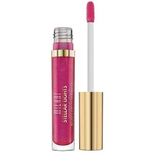 slide 1 of 1, Milani Stellar Lights Holographic Lip Gloss, Fluorescent Fuchsia, 0.1 oz