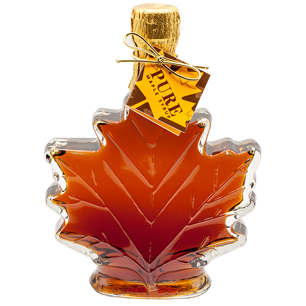 slide 1 of 1, Hamel Pure Maple Syrup Maple Leaf Glass Bottle, 8.5 oz
