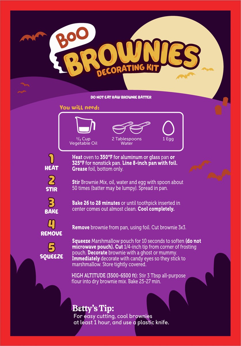 slide 3 of 13, Betty Crocker Boo Brownie Decorating Kit, 15.1 oz