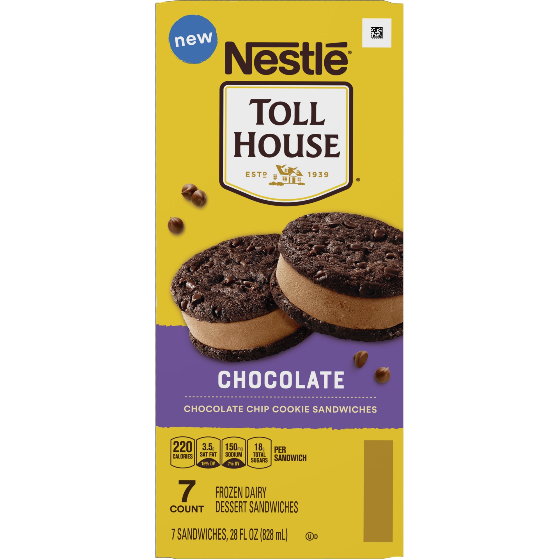 slide 6 of 8, Toll House Nestle Tollhouse Cookie Sandwich Chocolate, 28 fl oz