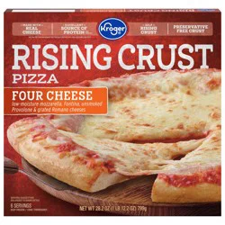 Kroger Rising Crust Four Cheese Pizza
