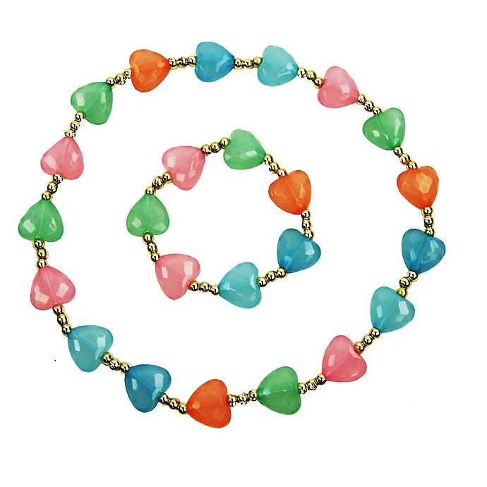 slide 1 of 1, Tiny Treasures Pastel Hearts Necklace, 1 ct