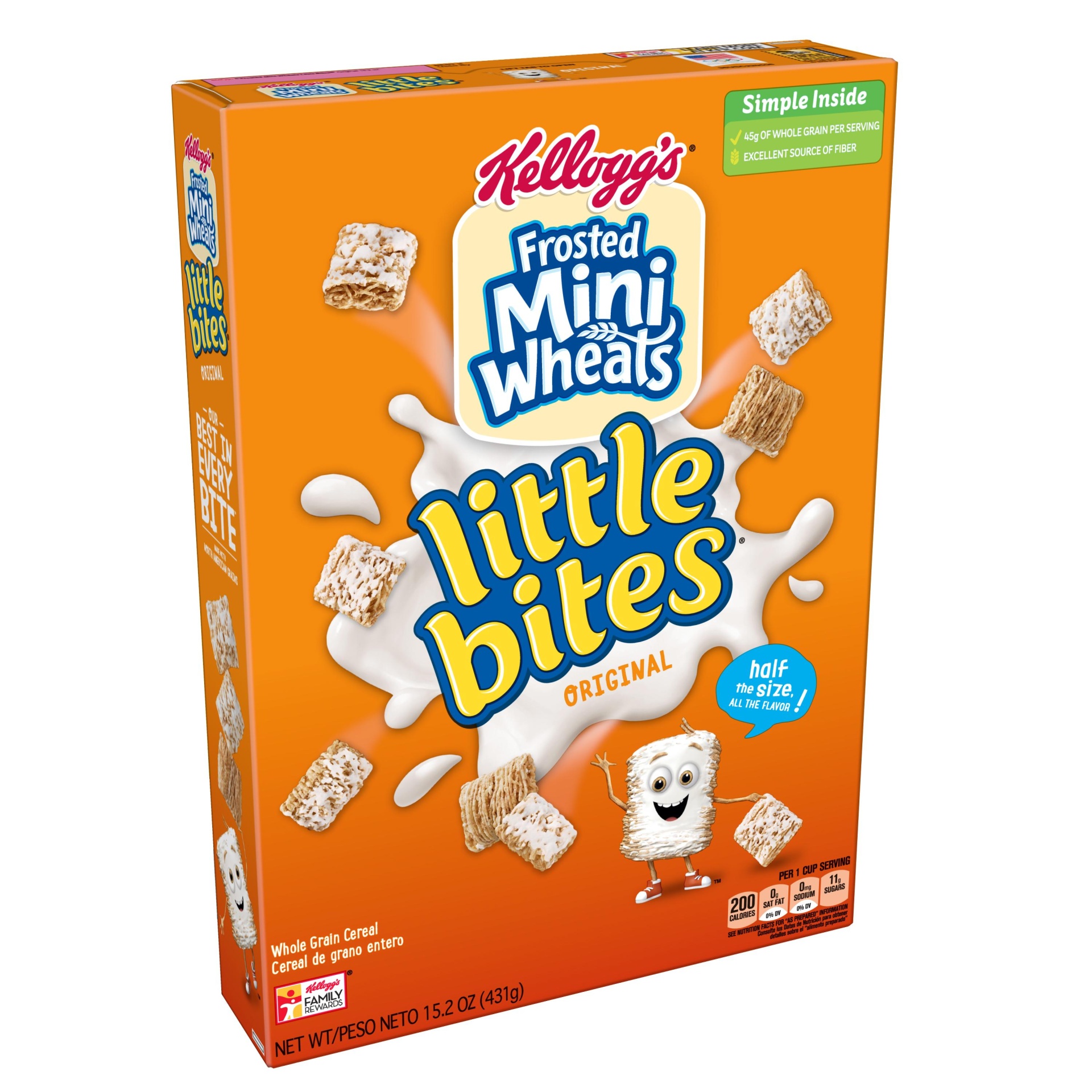 slide 4 of 5, Frosted Mini-Wheats Original Little Bites, 15.2 oz