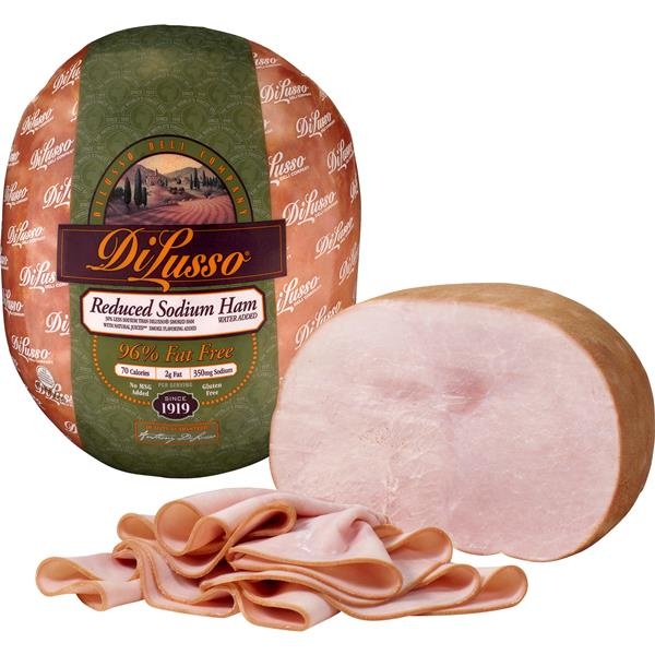 slide 1 of 1, DiLusso Reduced Sodium Ham, per lb