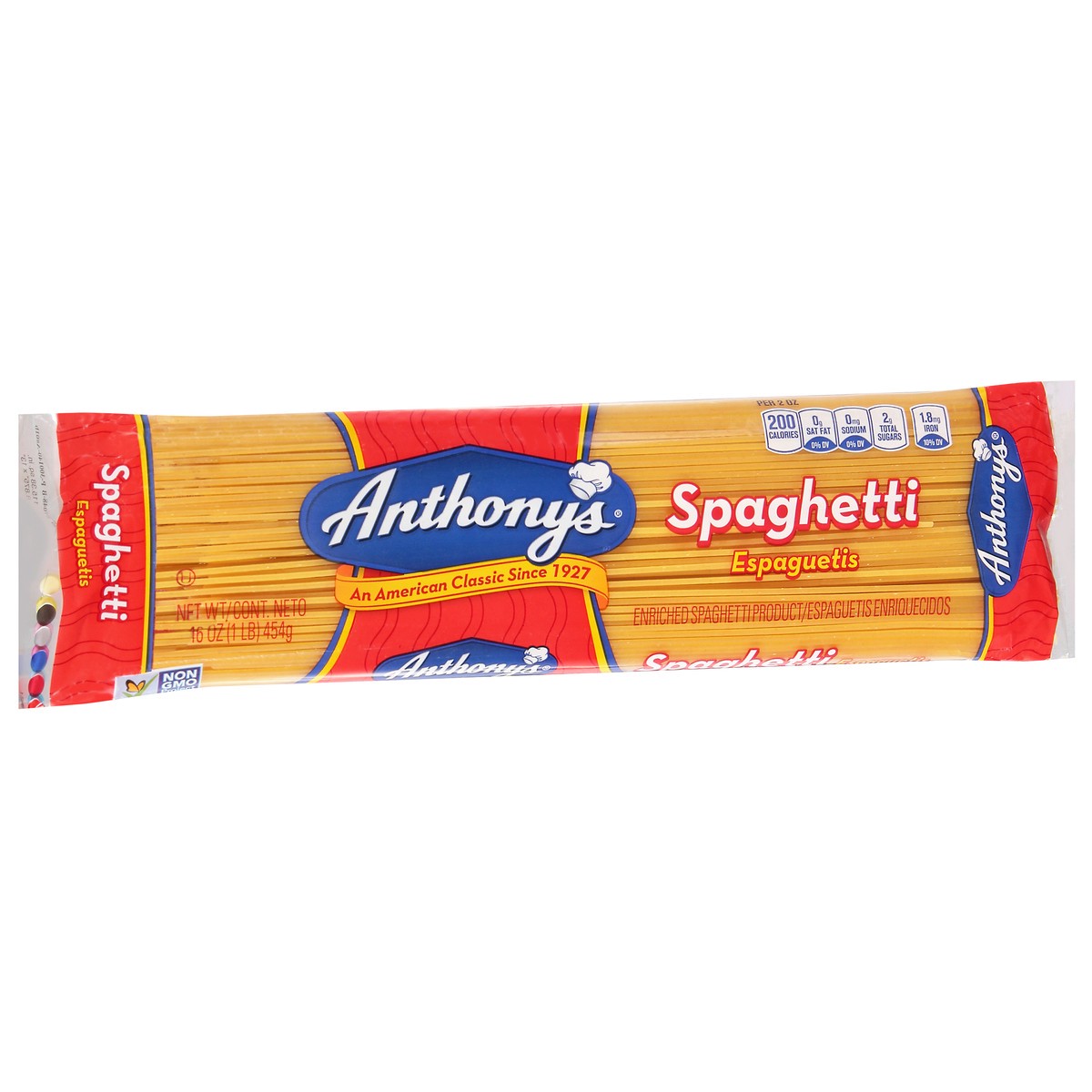 slide 5 of 13, Anthony's Spaghetti 16 oz, 16 oz