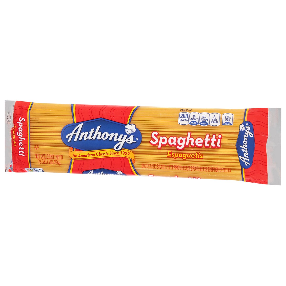 slide 8 of 13, Anthony's Spaghetti 16 oz, 16 oz