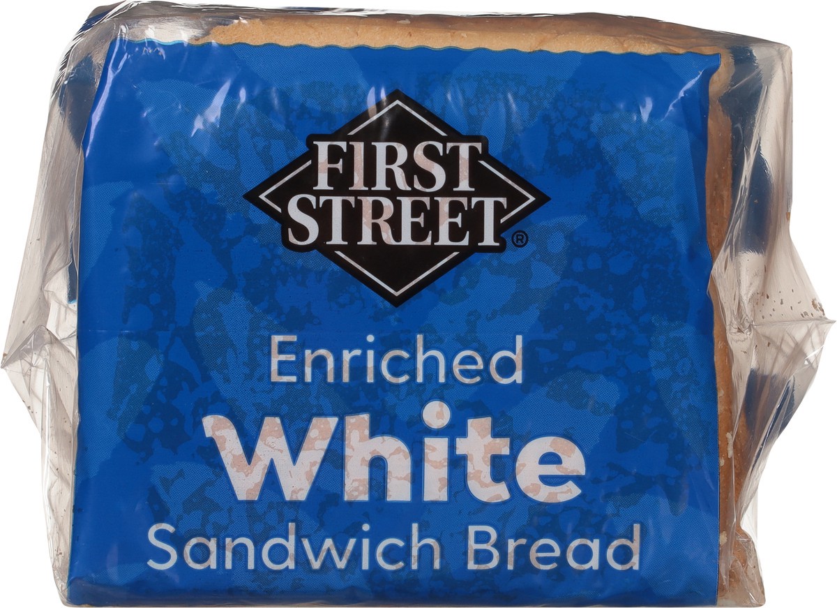 slide 13 of 14, First Street White Sandwich Bread, 24 oz