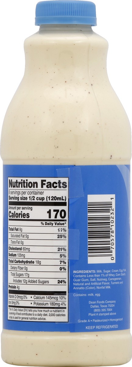 slide 7 of 8, Creamland Egg Nog 1 qt, 1 qt